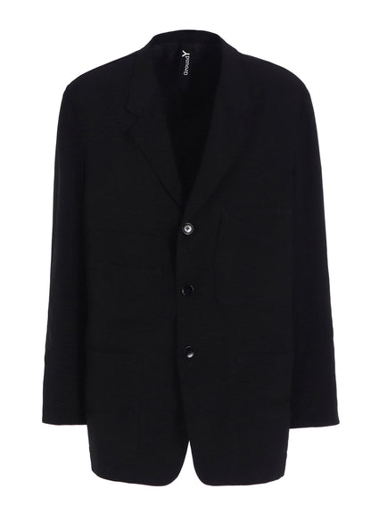 CREPE DE CHINE COVERALL PK JACKET