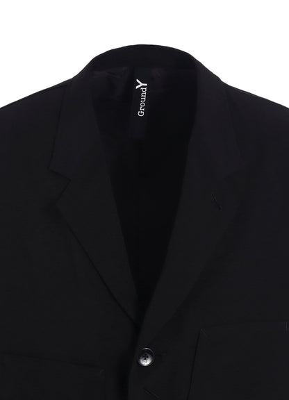 CREPE DE CHINE COVERALL PK JACKET
