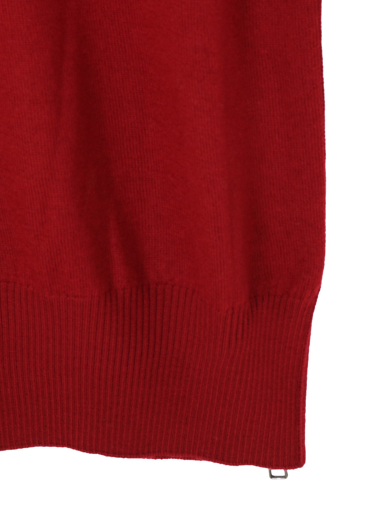 MERINO WOOL LEFT ZIPPER RAGLAN SLEEVE TURTLENECK