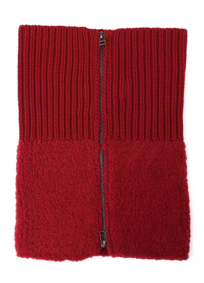 Wool boa+EX FineMerino Wool NECK WARMER