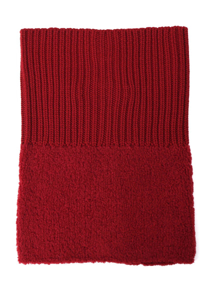 Wool boa+EX FineMerino Wool NECK WARMER