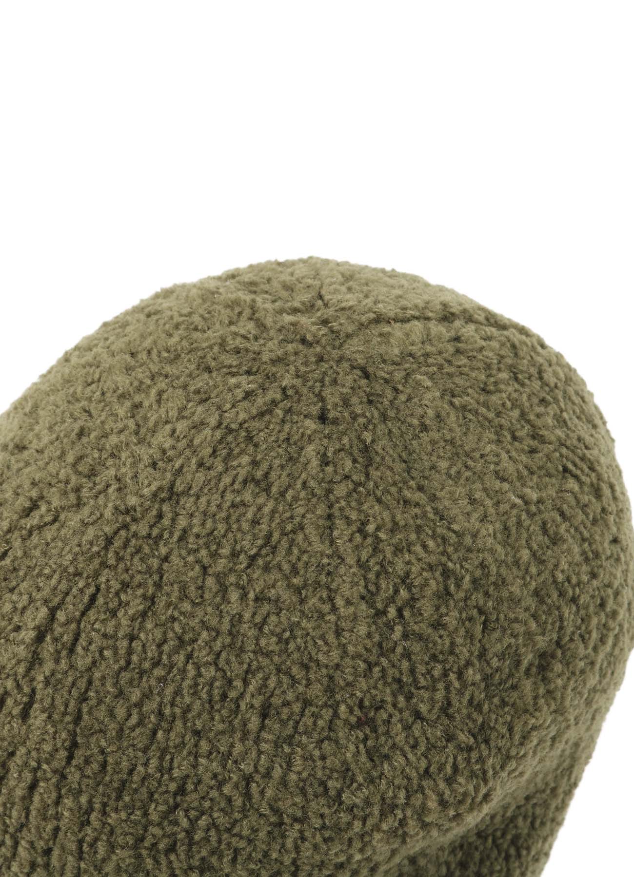 Wool boa+EX FineMerino Wool FLIGHT KNIT CAP