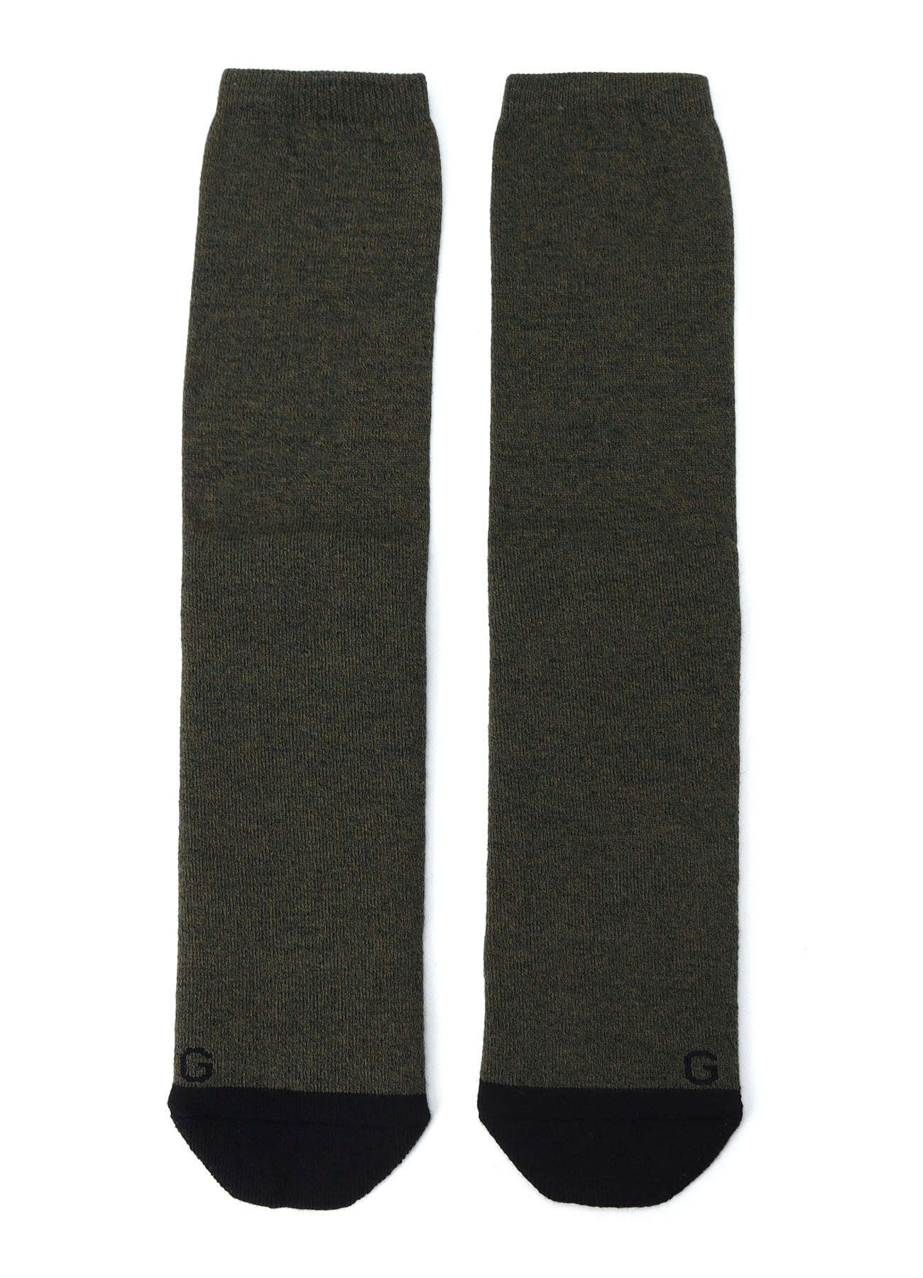 WOOL COTTON TWO TONE TUBE SOCKS
