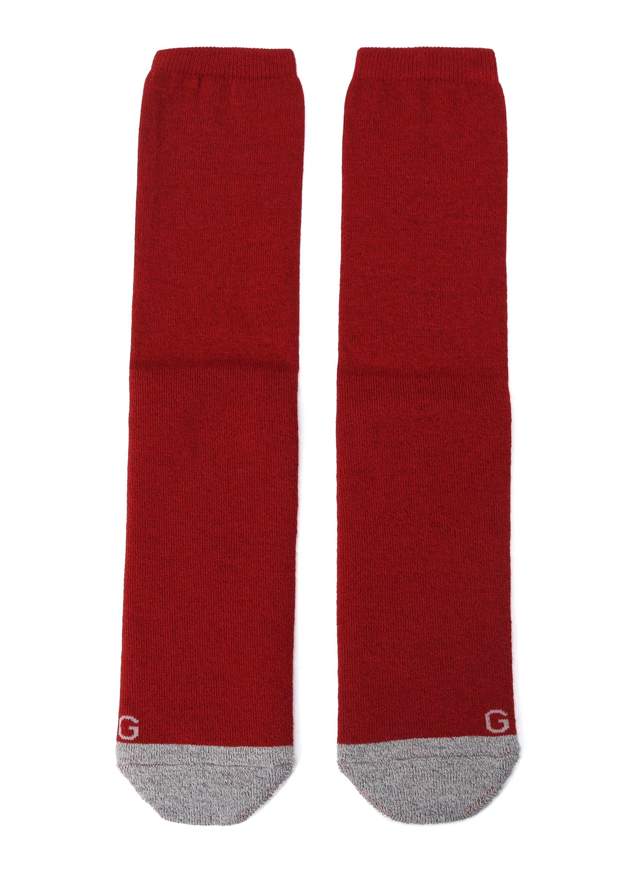 WOOL COTTON TWO TONE TUBE SOCKS