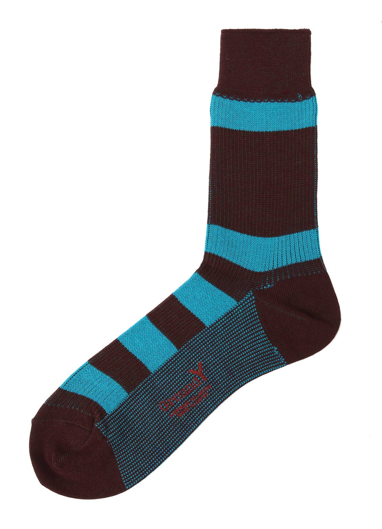 COTTON ACRYLIC BORDER SOCKS