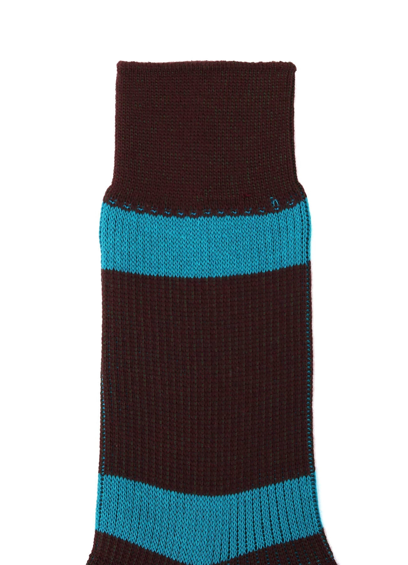 COTTON ACRYLIC BORDER SOCKS