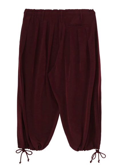 CREPE DE CHINE BALLOON PANTS