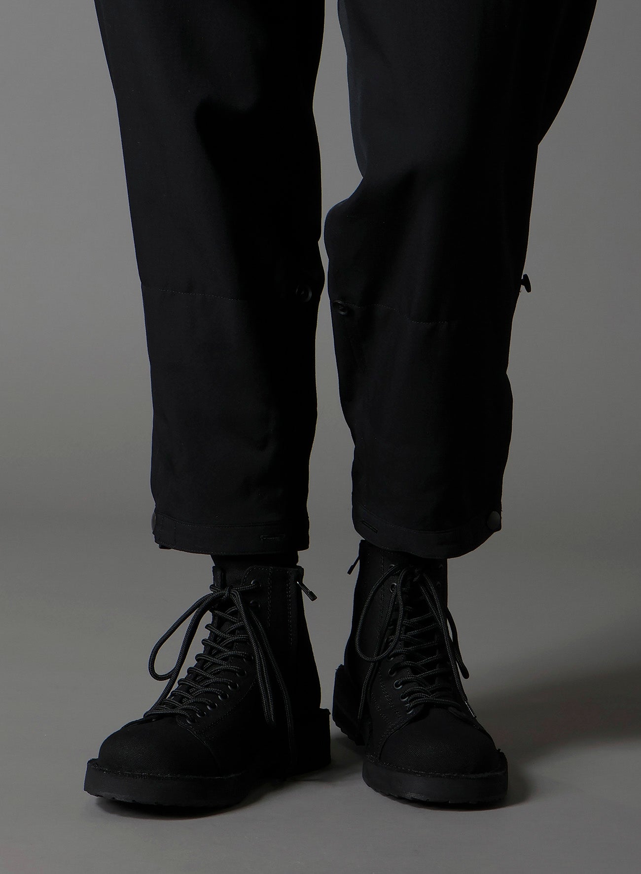 W/GABARDINE DOUBLE HEM RIB PANTS