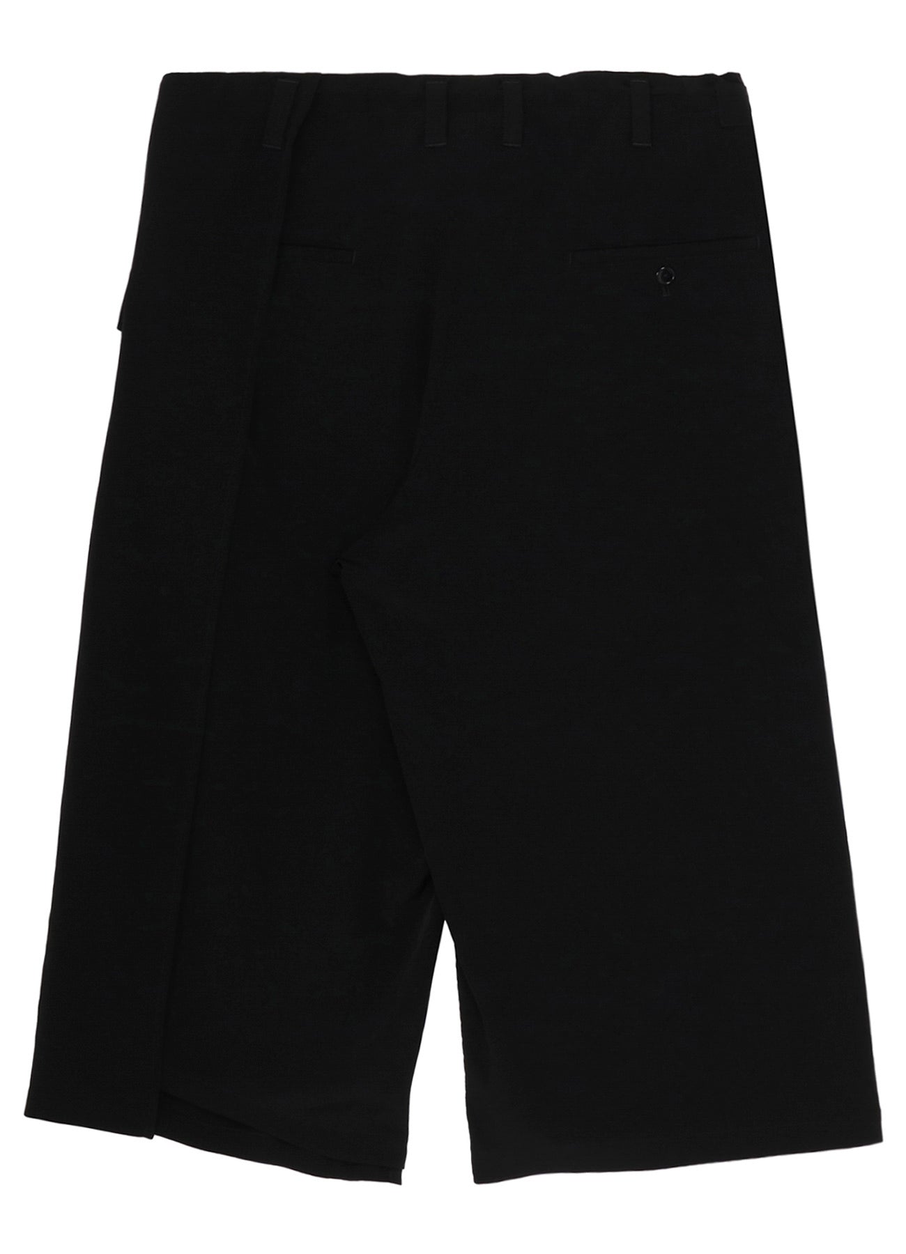 CREPE DE CHINE WRAP SKIRT PANTS