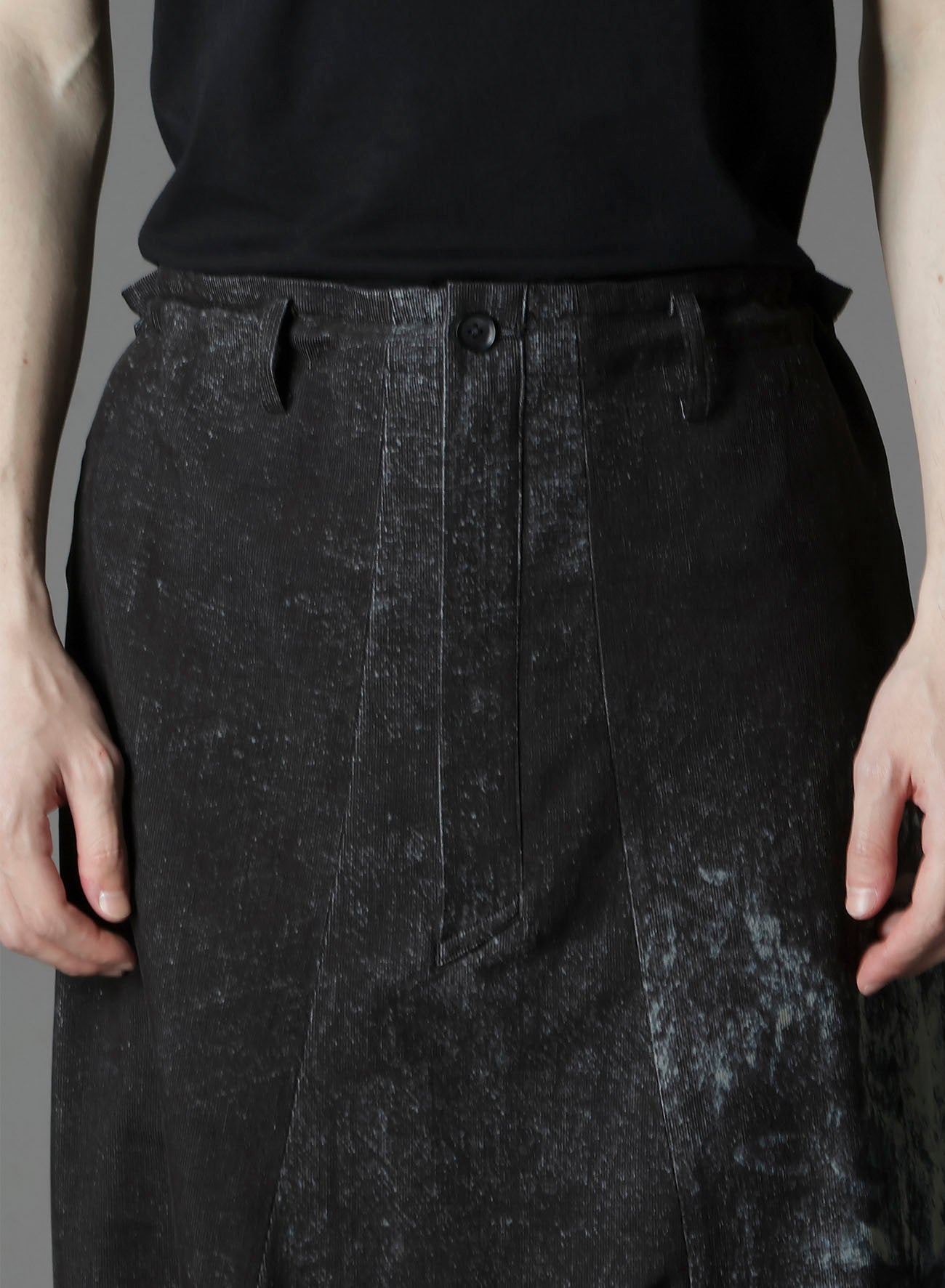 NARROW RIBS CORDUROY SAROUEL PANTS