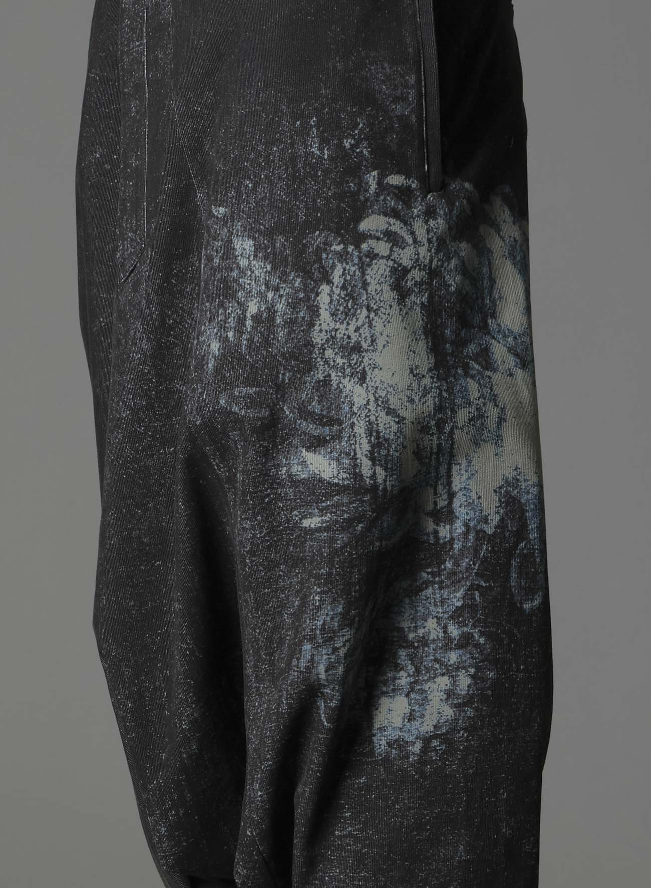 NARROW RIBS CORDUROY SAROUEL PANTS