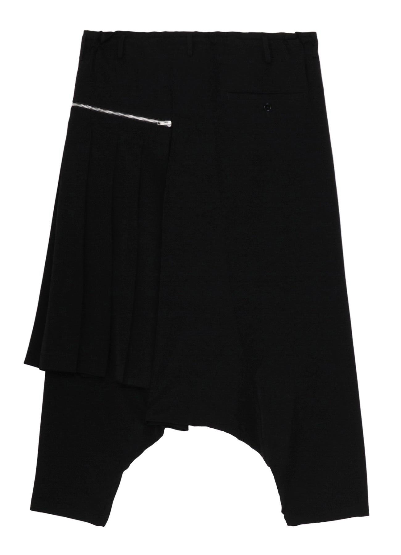 CREPE DE CHINE PLEATED SAROUEL PANTS