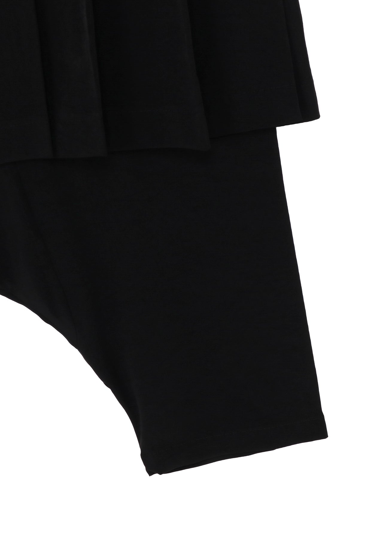 CREPE DE CHINE PLEATED WRAP PANTS