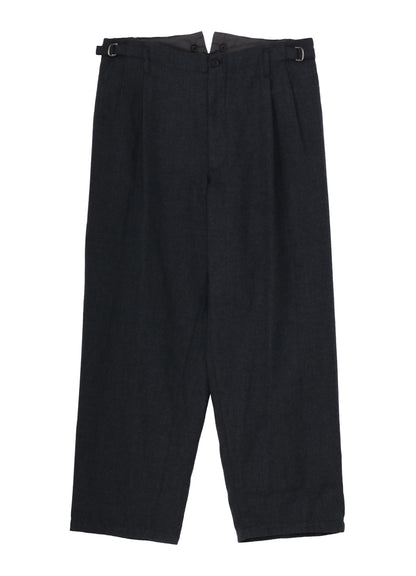 W.TA SAXONY 2-TUCK SIDE STRIPE PANTS