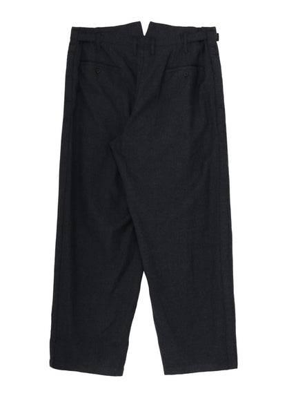 W.TA SAXONY 2-TUCK SIDE STRIPE PANTS