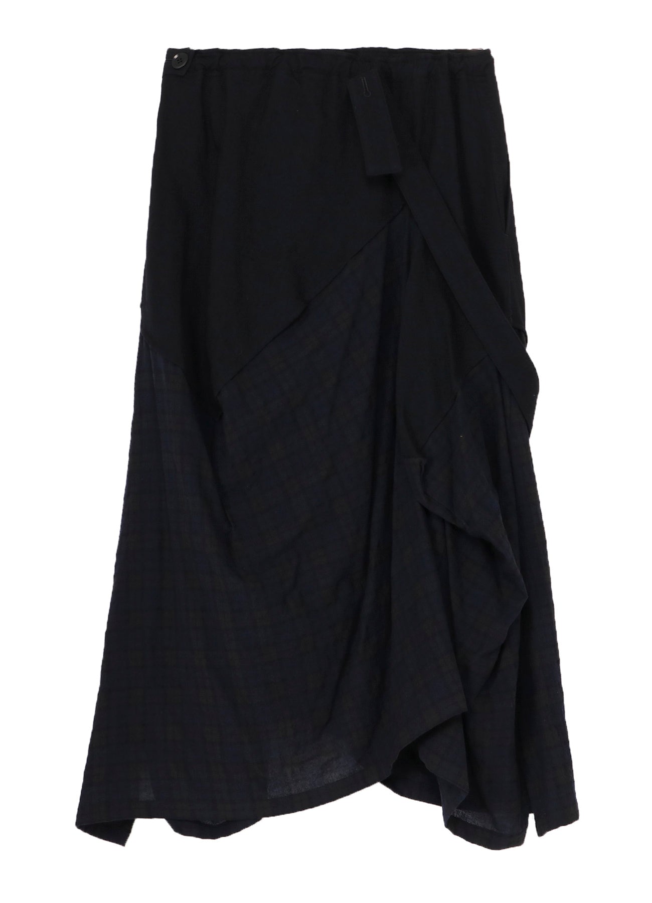 REFINE PLAID + REFINE GAUZE SQUARE SKIRT