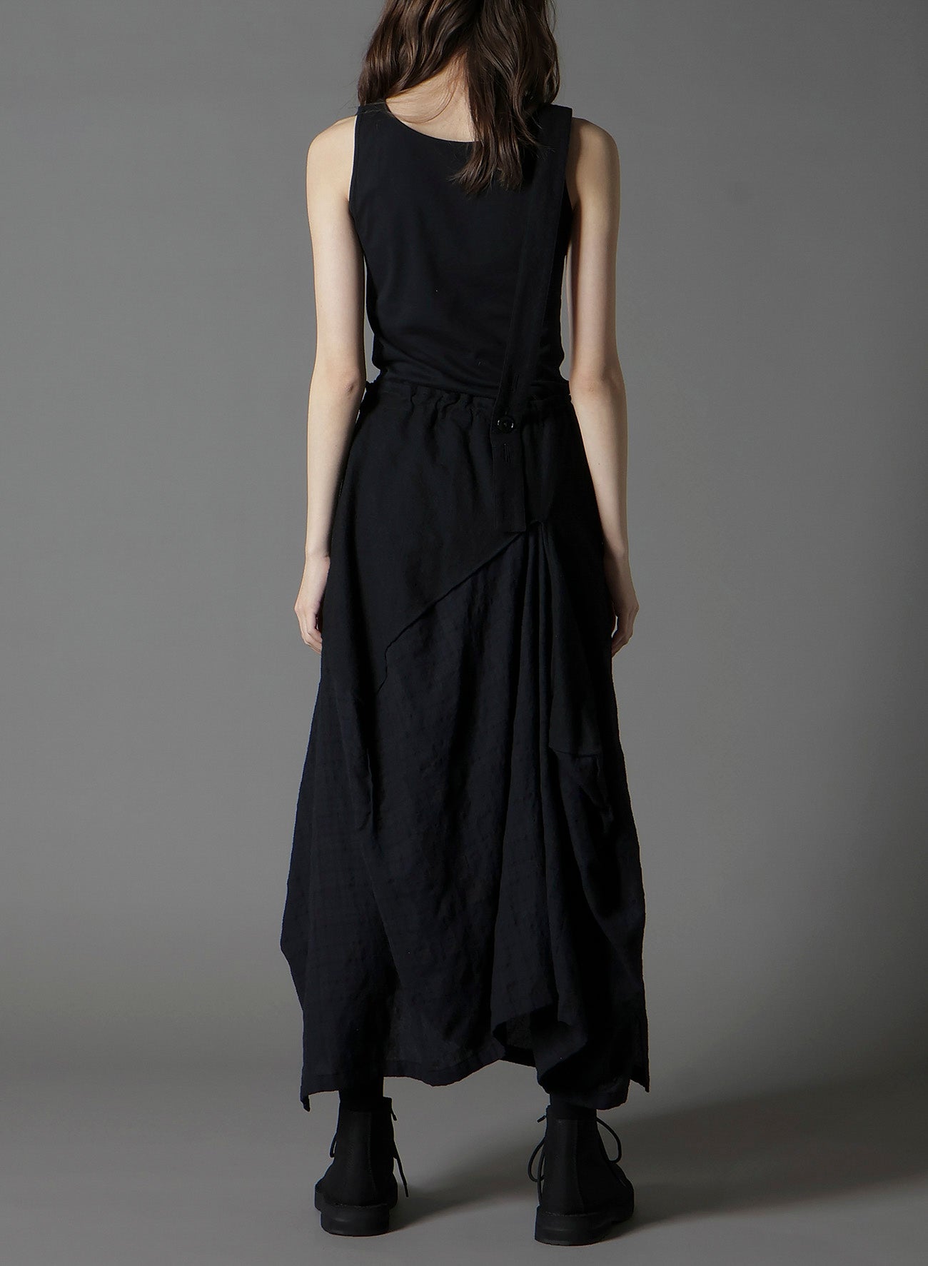 REFINE PLAID + REFINE GAUZE SQUARE SKIRT