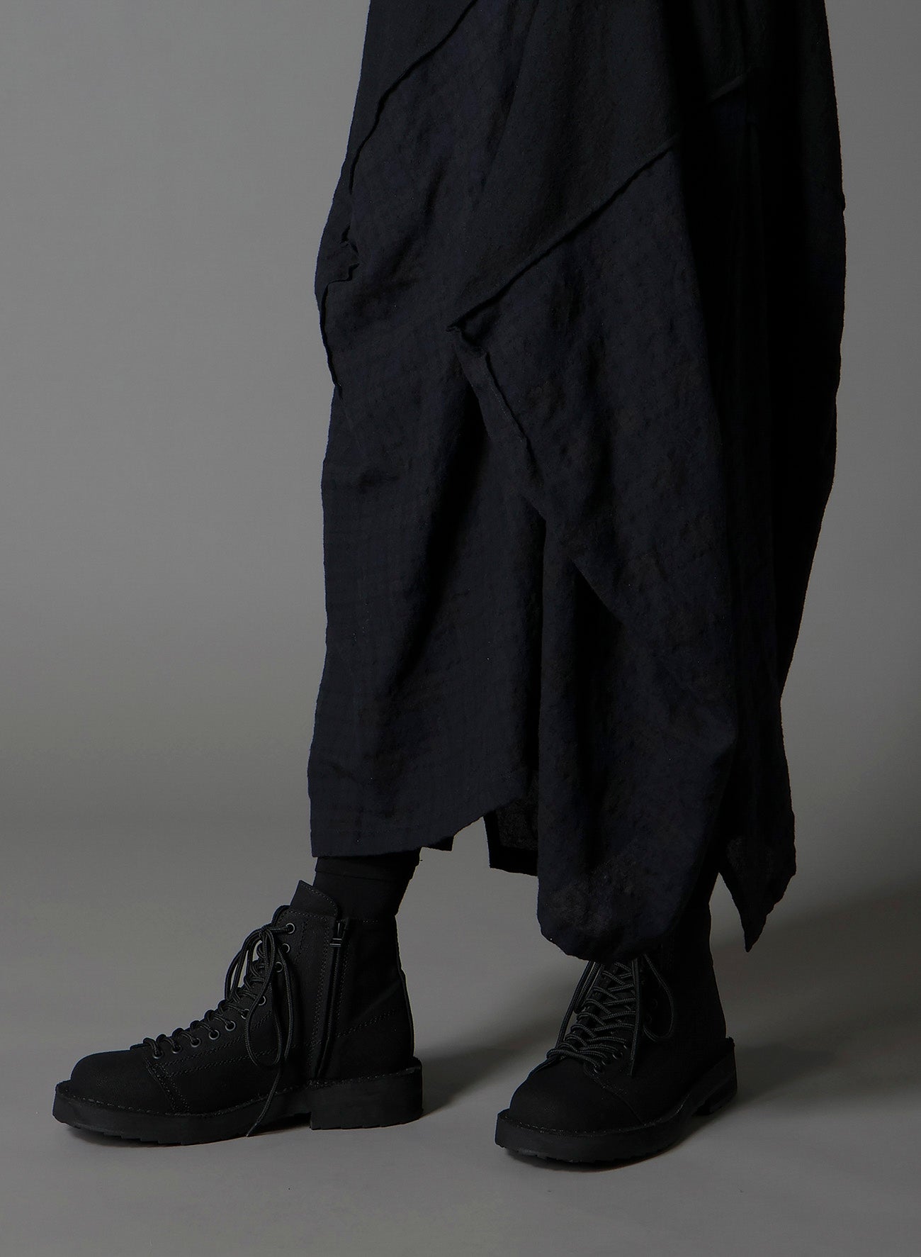 REFINE PLAID + REFINE GAUZE SQUARE SKIRT