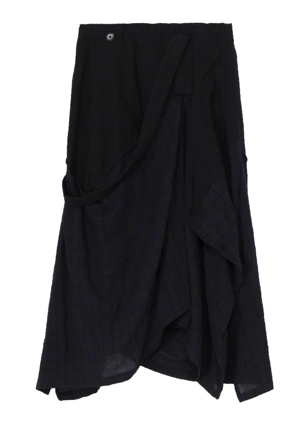 REFINE PLAID + REFINE GAUZE SQUARE SKIRT