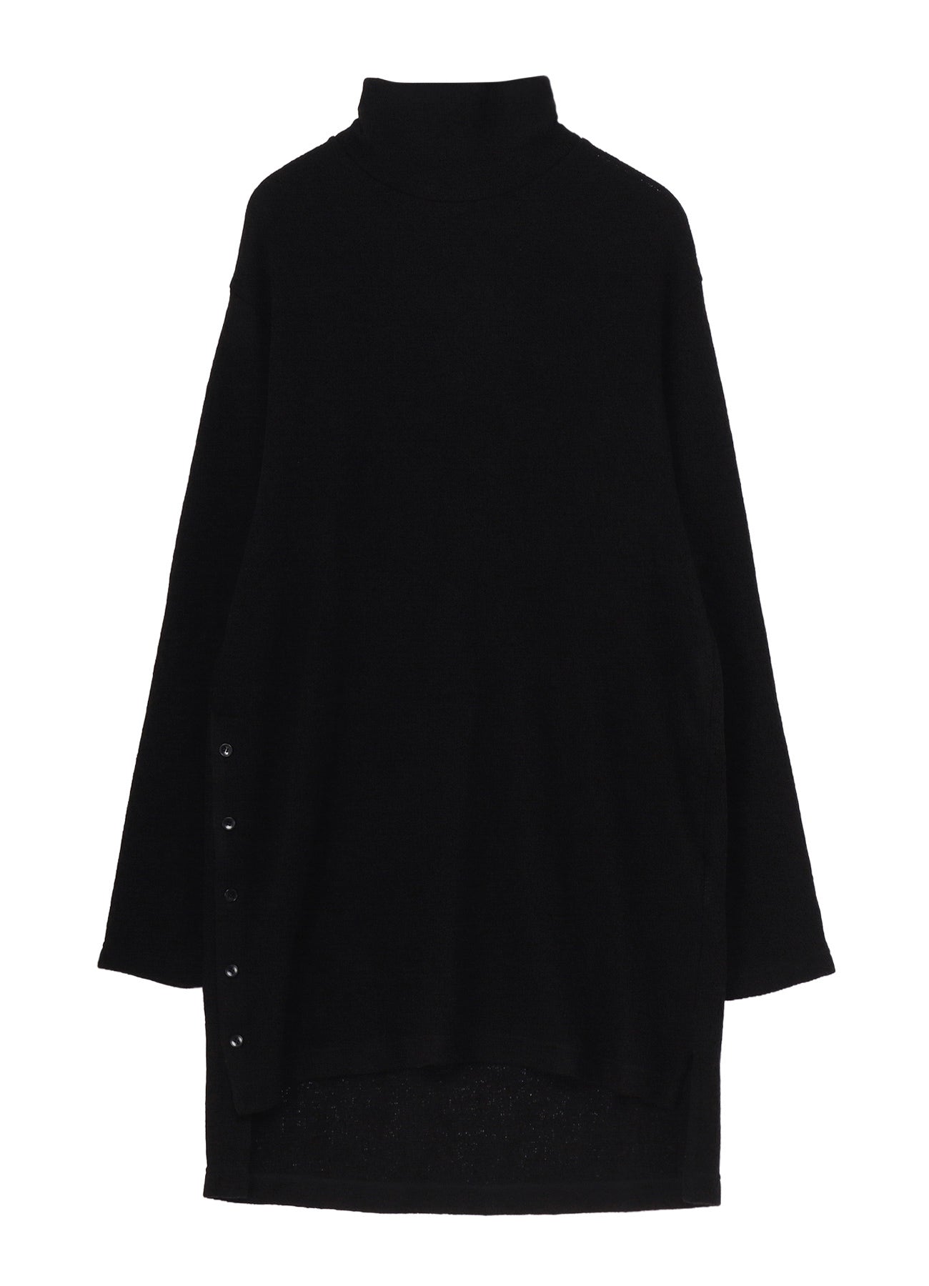 SPIDER WEB KNIT BIG TURTLENECK T-SHIRT