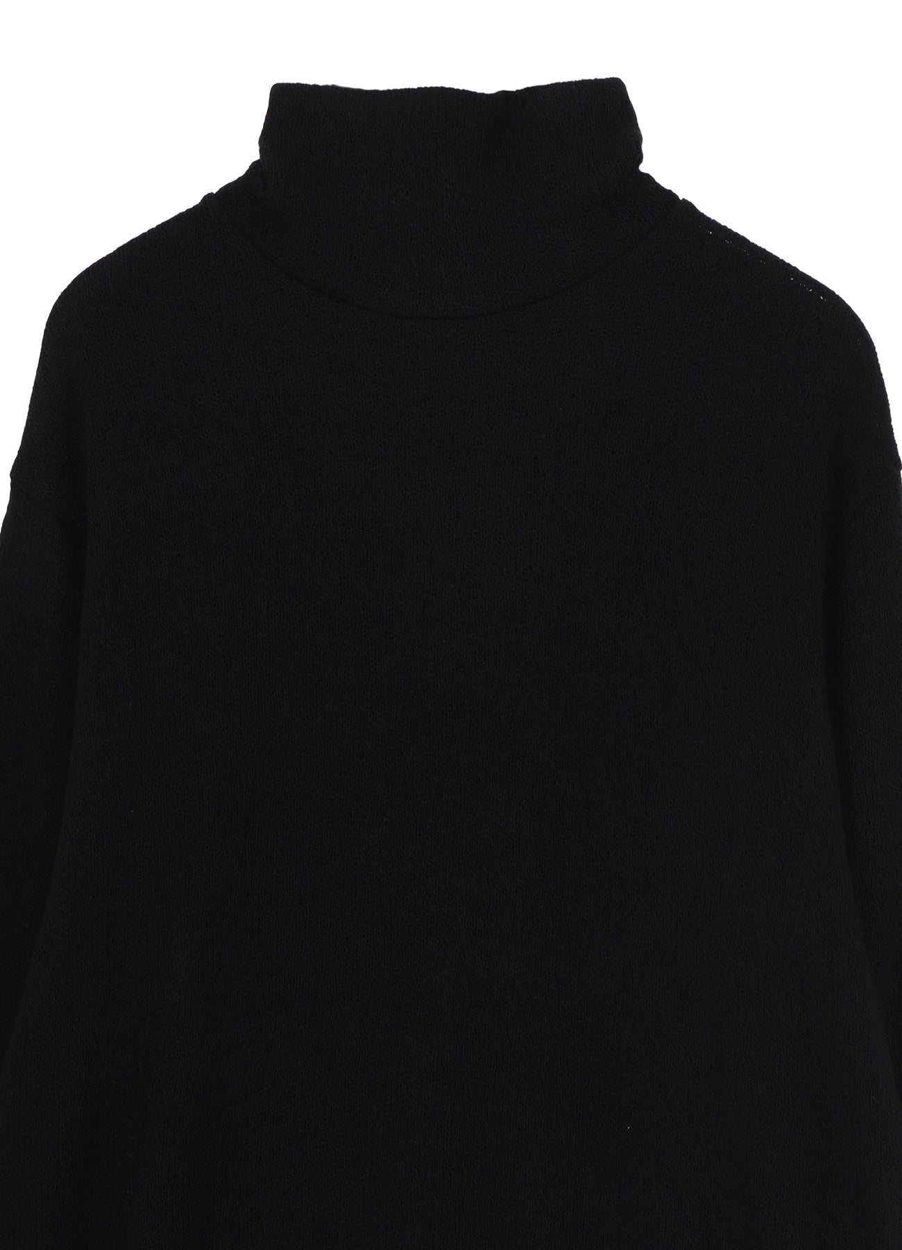 SPIDER WEB KNIT BIG TURTLENECK T-SHIRT
