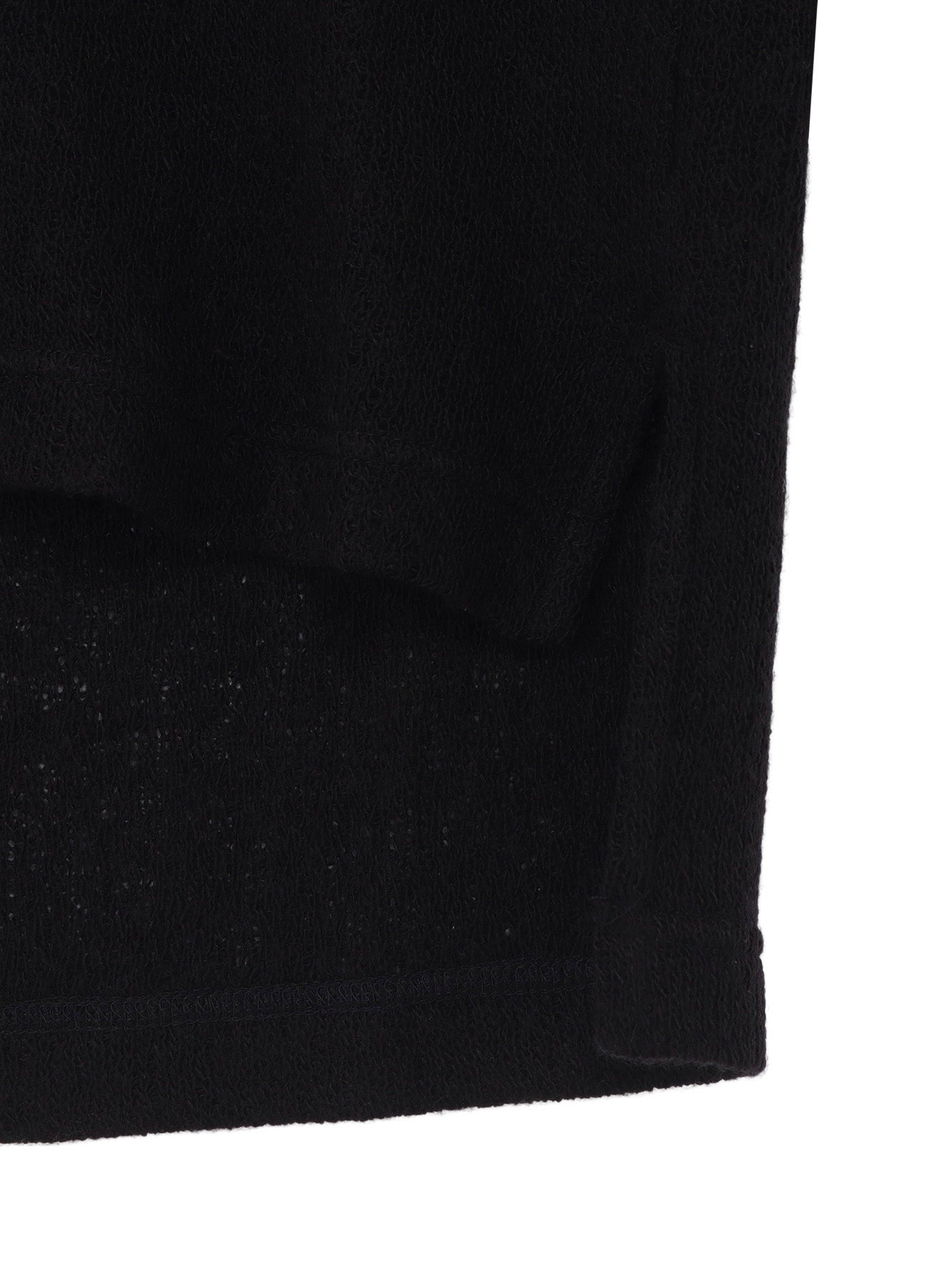 SPIDER WEB KNIT BIG TURTLENECK T-SHIRT