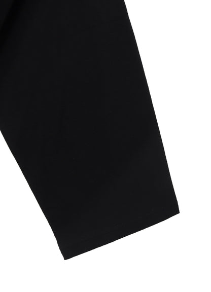 SILKETTE JERSEY PAINT PATTERN HEM JUMBO LONG SLEEVED T-SHIRT