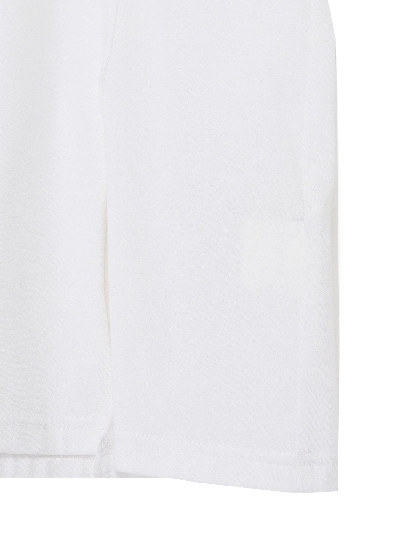 COTTON JERSEY MIX BLOCK LONG SLEEVED T-SHIRT