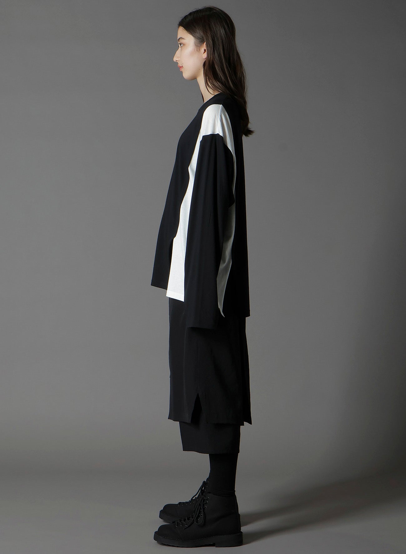 C/MOJERSEY COMBINATION MIX BLOCK LONG SLEEVED T-SHIRT