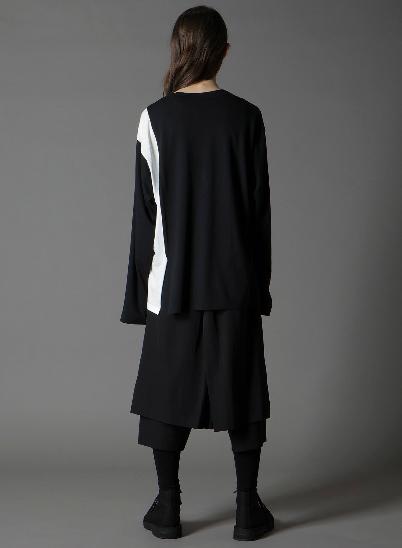 C/MOJERSEY COMBINATION MIX BLOCK LONG SLEEVED T-SHIRT