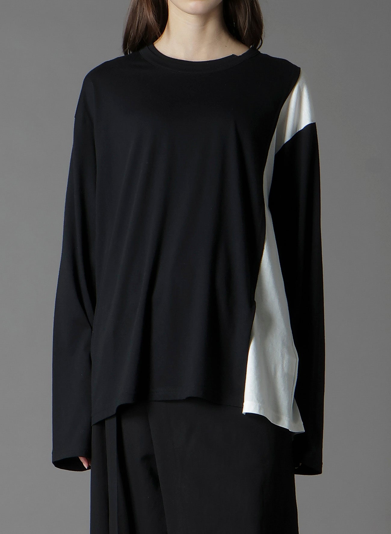 C/MOJERSEY COMBINATION MIX BLOCK LONG SLEEVED T-SHIRT