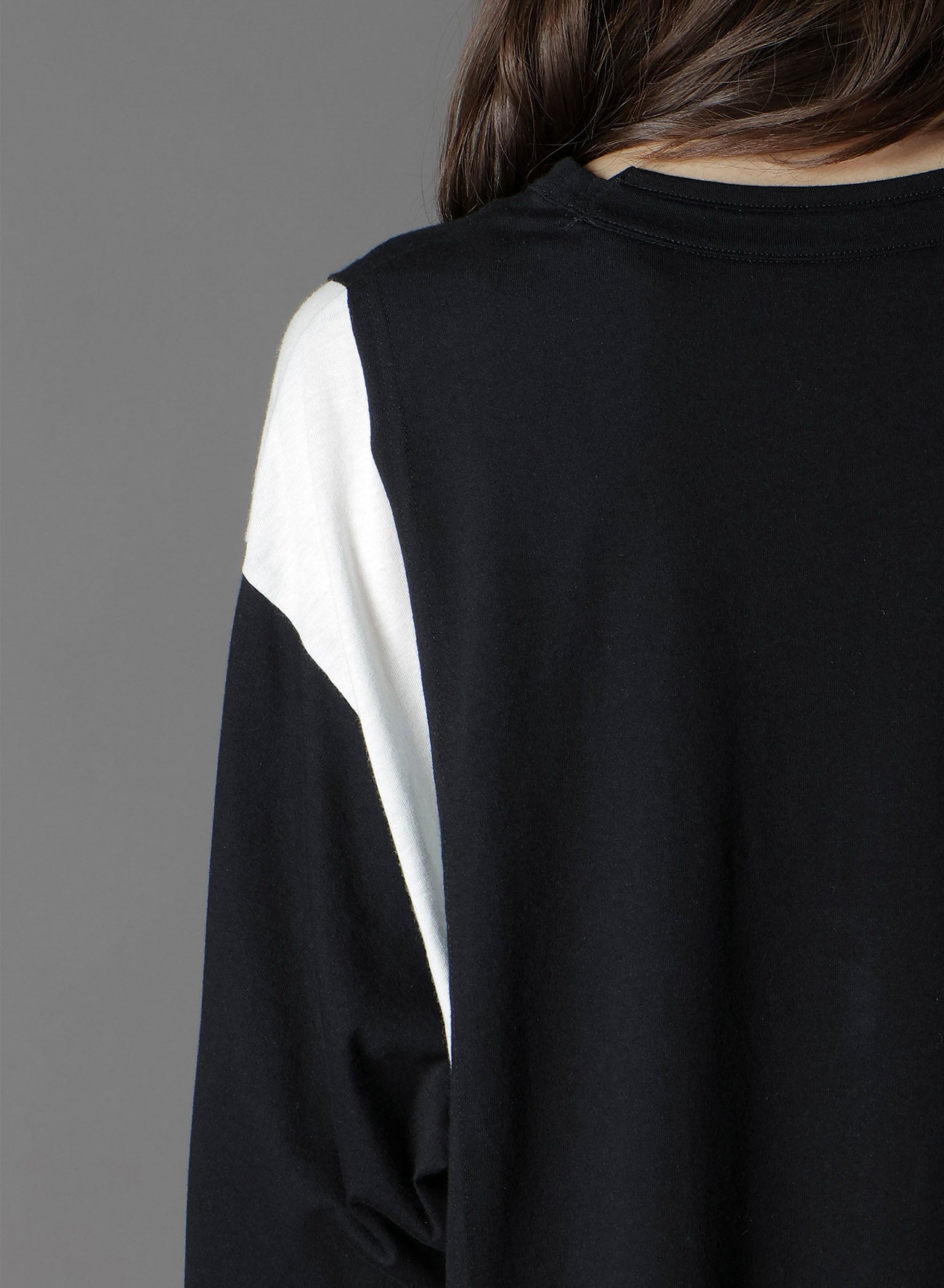 C/MOJERSEY COMBINATION MIX BLOCK LONG SLEEVED T-SHIRT