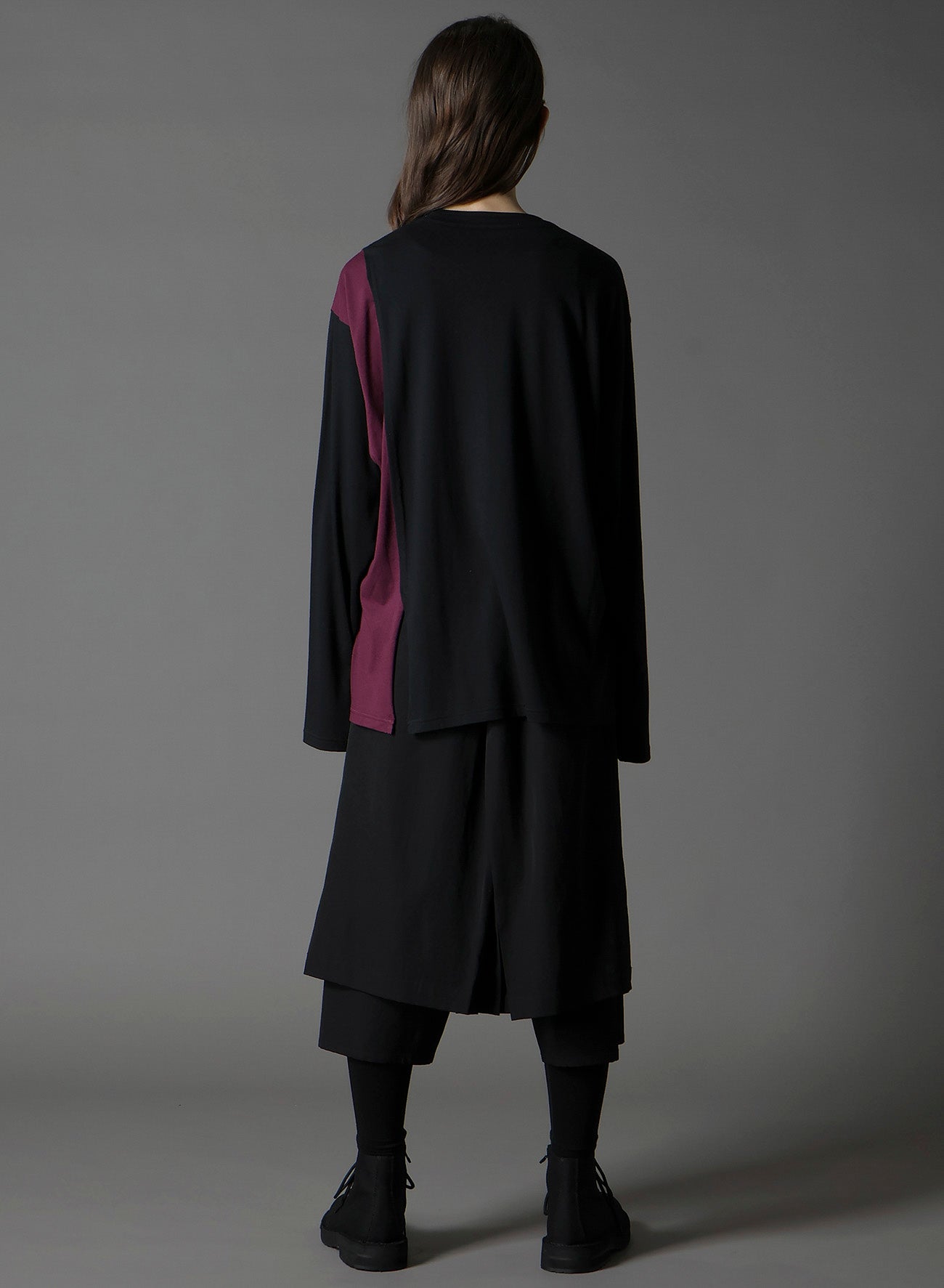 C/MOJERSEY COMBINATION MIX BLOCK LONG SLEEVED T-SHIRT