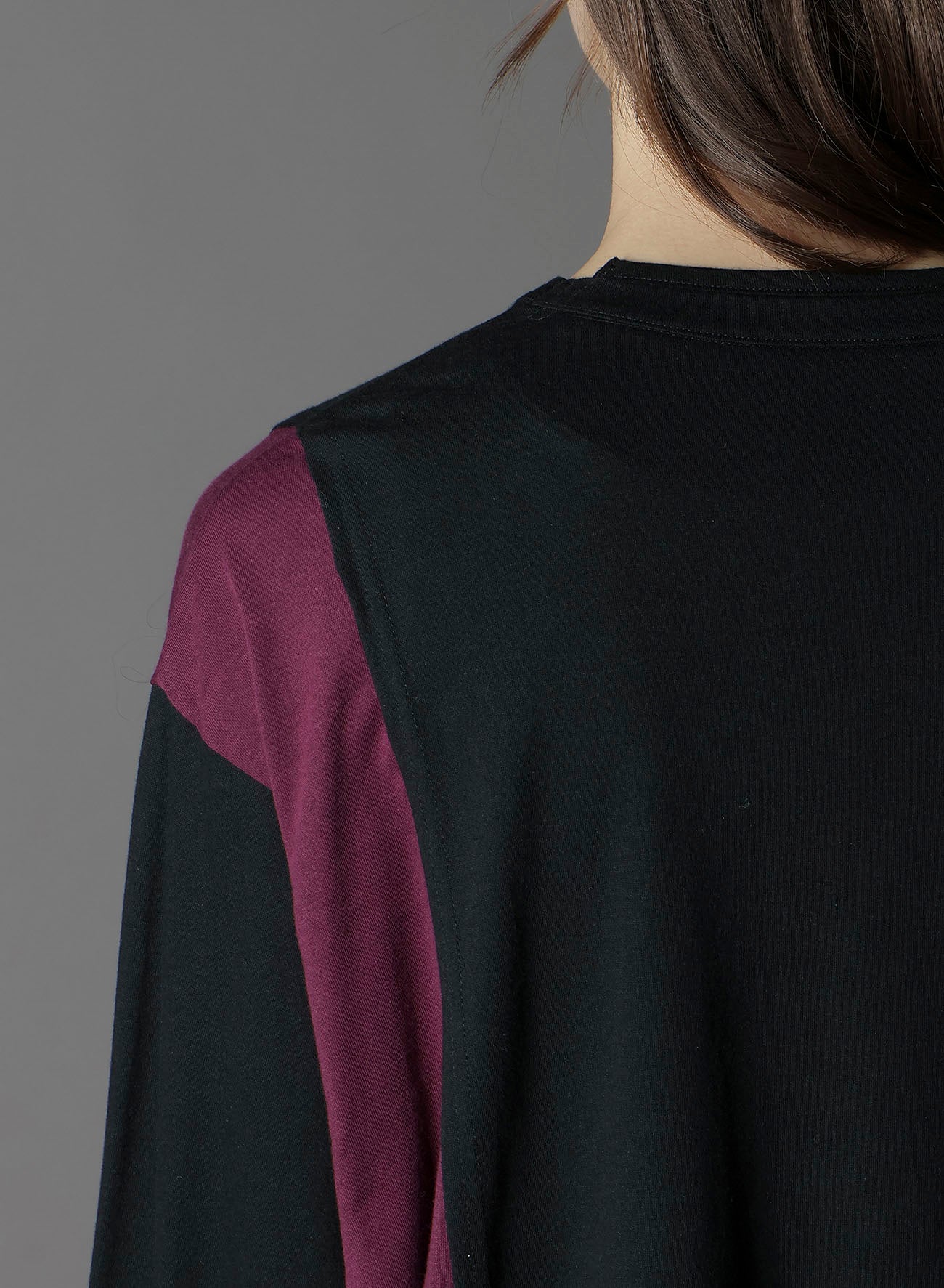 C/MOJERSEY COMBINATION MIX BLOCK LONG SLEEVED T-SHIRT