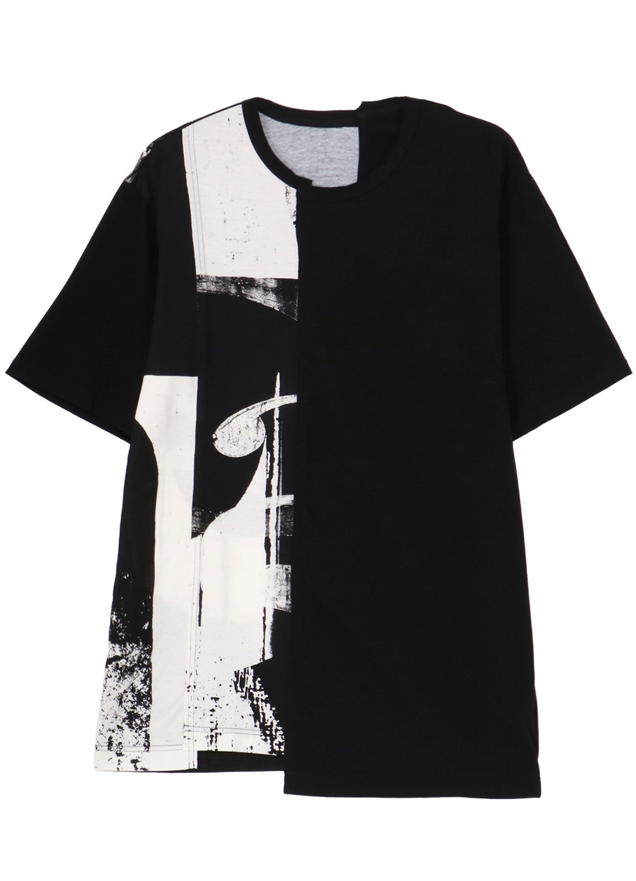 SILKETTE JERSEY NUMBER PATTERN TSUJIKIRI SHORT SLEEVED T-SHIRT