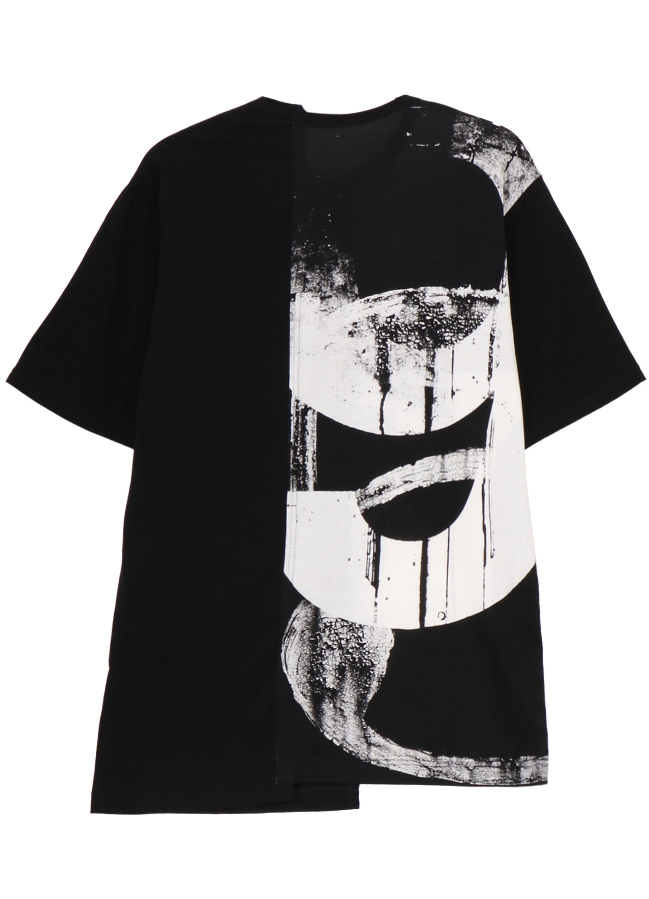 SILKETTE JERSEY NUMBER PATTERN TSUJIKIRI SHORT SLEEVED T-SHIRT