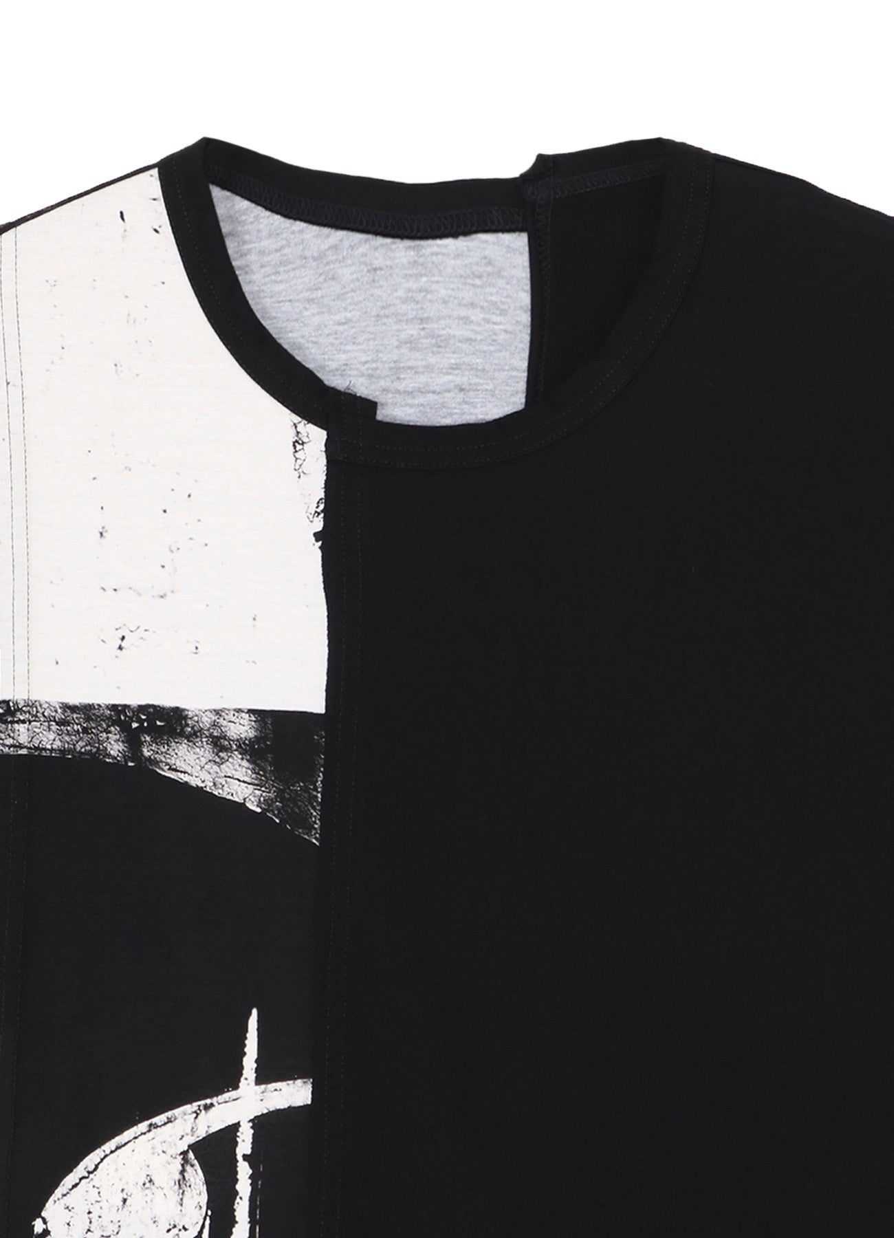 SILKETTE JERSEY NUMBER PATTERN TSUJIKIRI SHORT SLEEVED T-SHIRT