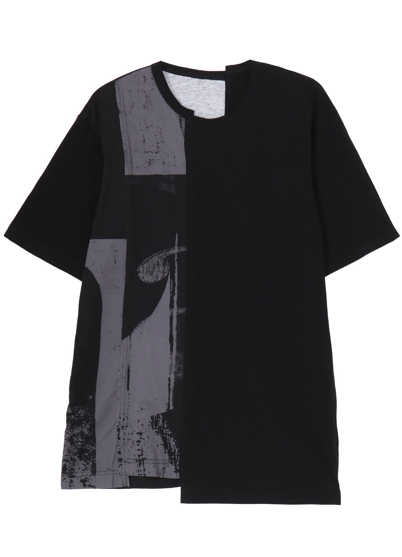 SILKETTE JERSEY NUMBER PATTERN TSUJIKIRI SHORT SLEEVED T-SHIRT