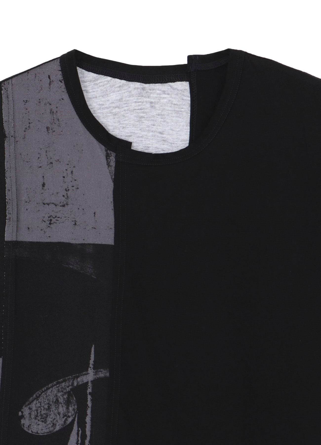 SILKETTE JERSEY NUMBER PATTERN TSUJIKIRI SHORT SLEEVED T-SHIRT