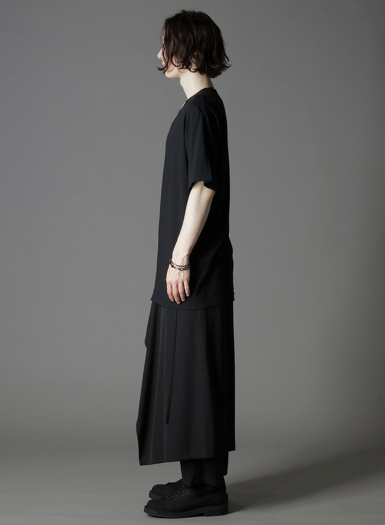 SILKETTE JERSEY W/ NUMBER PATTERN TSUJIKIRI LONG SLEEVED T-SHIRT