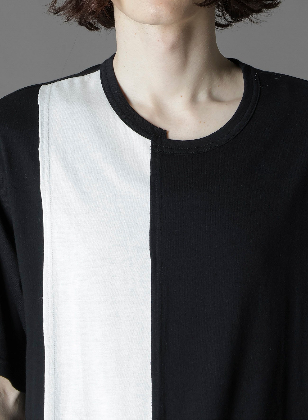 SILKETTE JERSEY W/ NUMBER PATTERN TSUJIKIRI LONG SLEEVED T-SHIRT