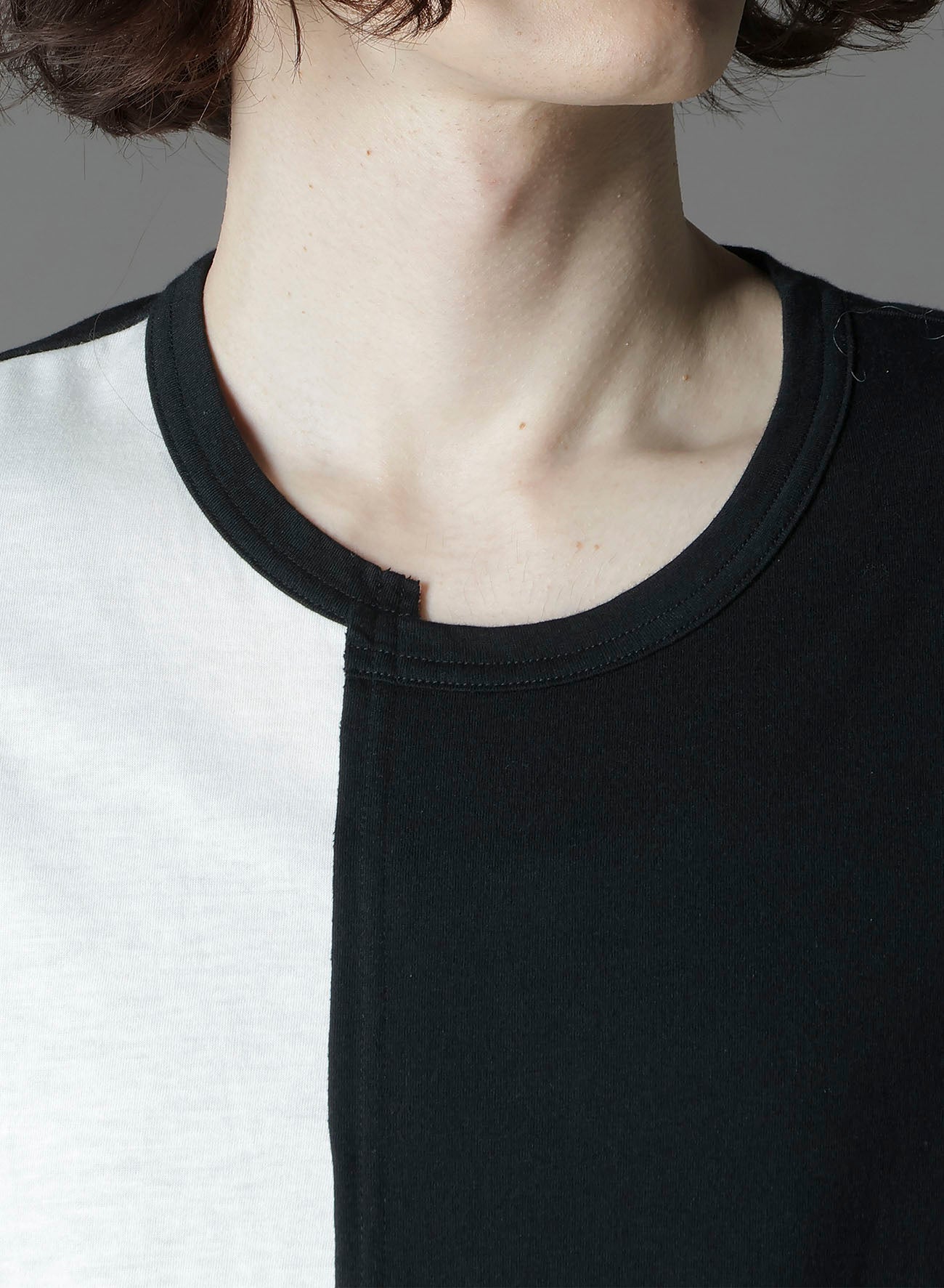 SILKETTE JERSEY W/ NUMBER PATTERN TSUJIKIRI LONG SLEEVED T-SHIRT