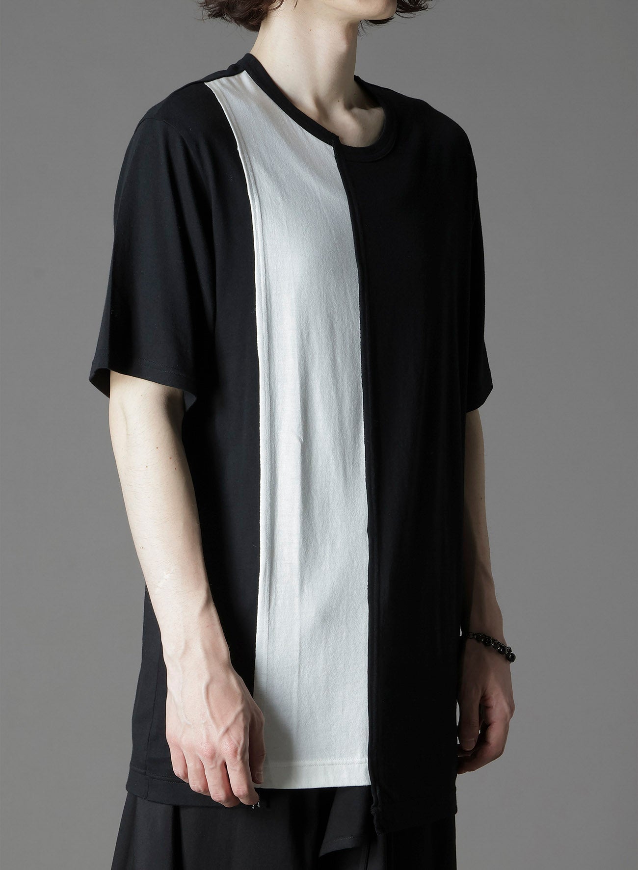 SILKETTE JERSEY W/ NUMBER PATTERN TSUJIKIRI LONG SLEEVED T-SHIRT