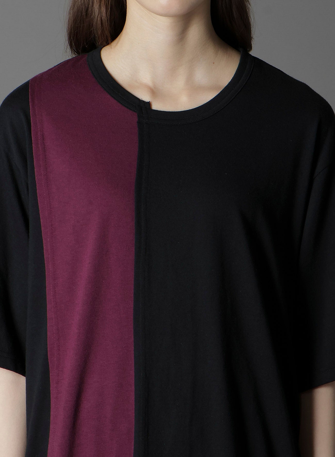 SILKETTE JERSEY W/ NUMBER PATTERN TSUJIKIRI LONG SLEEVED T-SHIRT