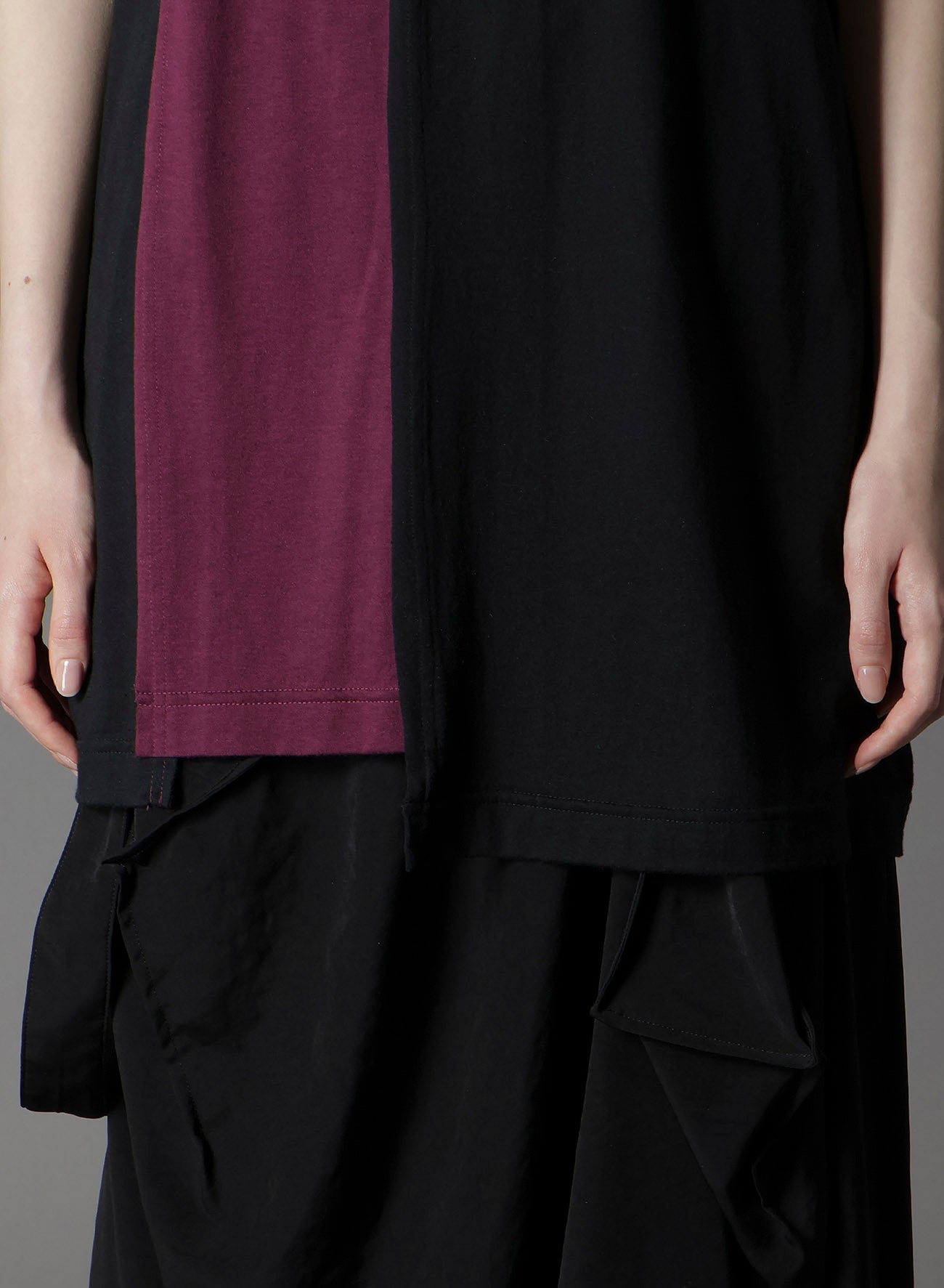 SILKETTE JERSEY W/ NUMBER PATTERN TSUJIKIRI LONG SLEEVED T-SHIRT