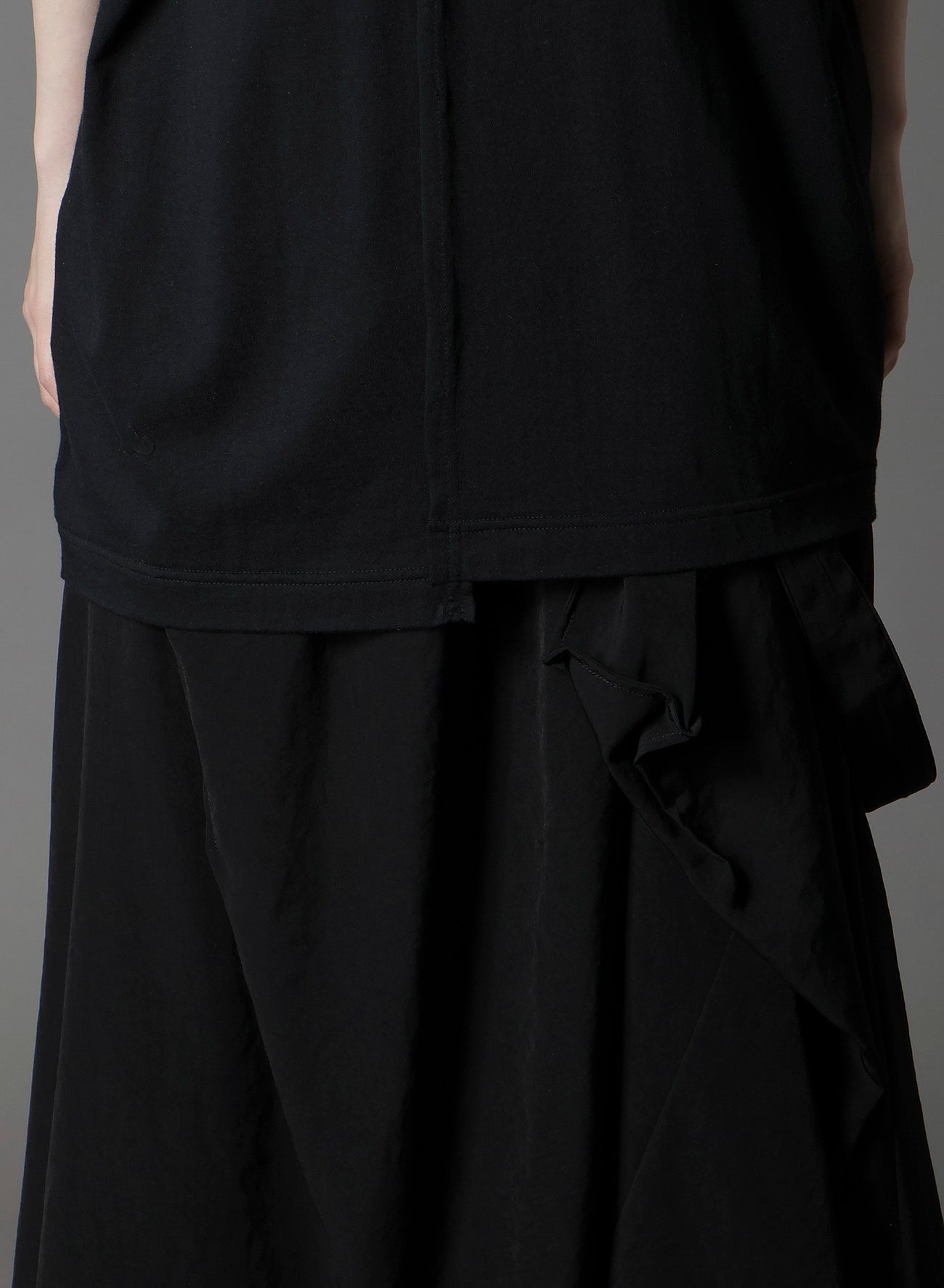 SILKETTE JERSEY W/ NUMBER PATTERN TSUJIKIRI LONG SLEEVED T-SHIRT