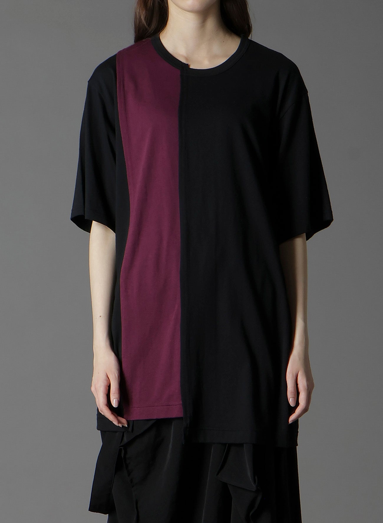 SILKETTE JERSEY W/ NUMBER PATTERN TSUJIKIRI LONG SLEEVED T-SHIRT