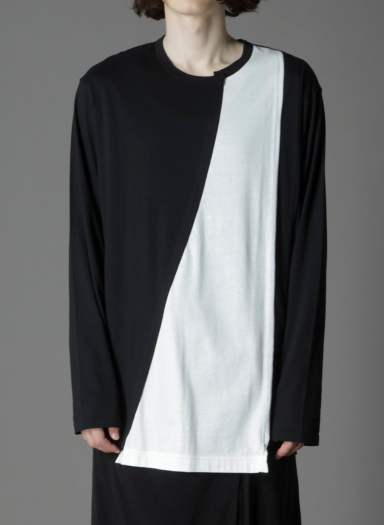 C/MOJERSEY COMBINATION TSUJIKIRI LONG SLEEVED T-SHIRT