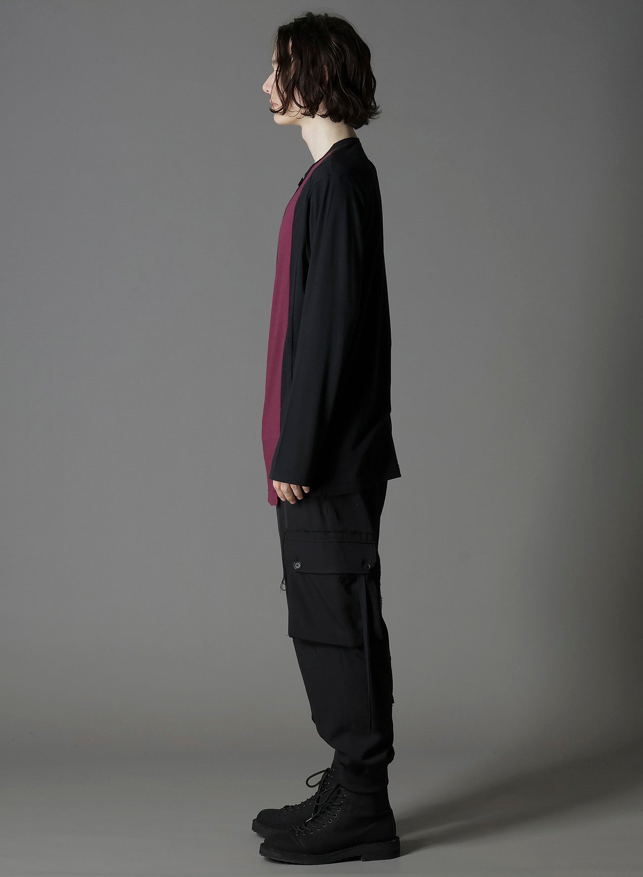 C/MOJERSEY COMBINATION TSUJIKIRI LONG SLEEVED T-SHIRT