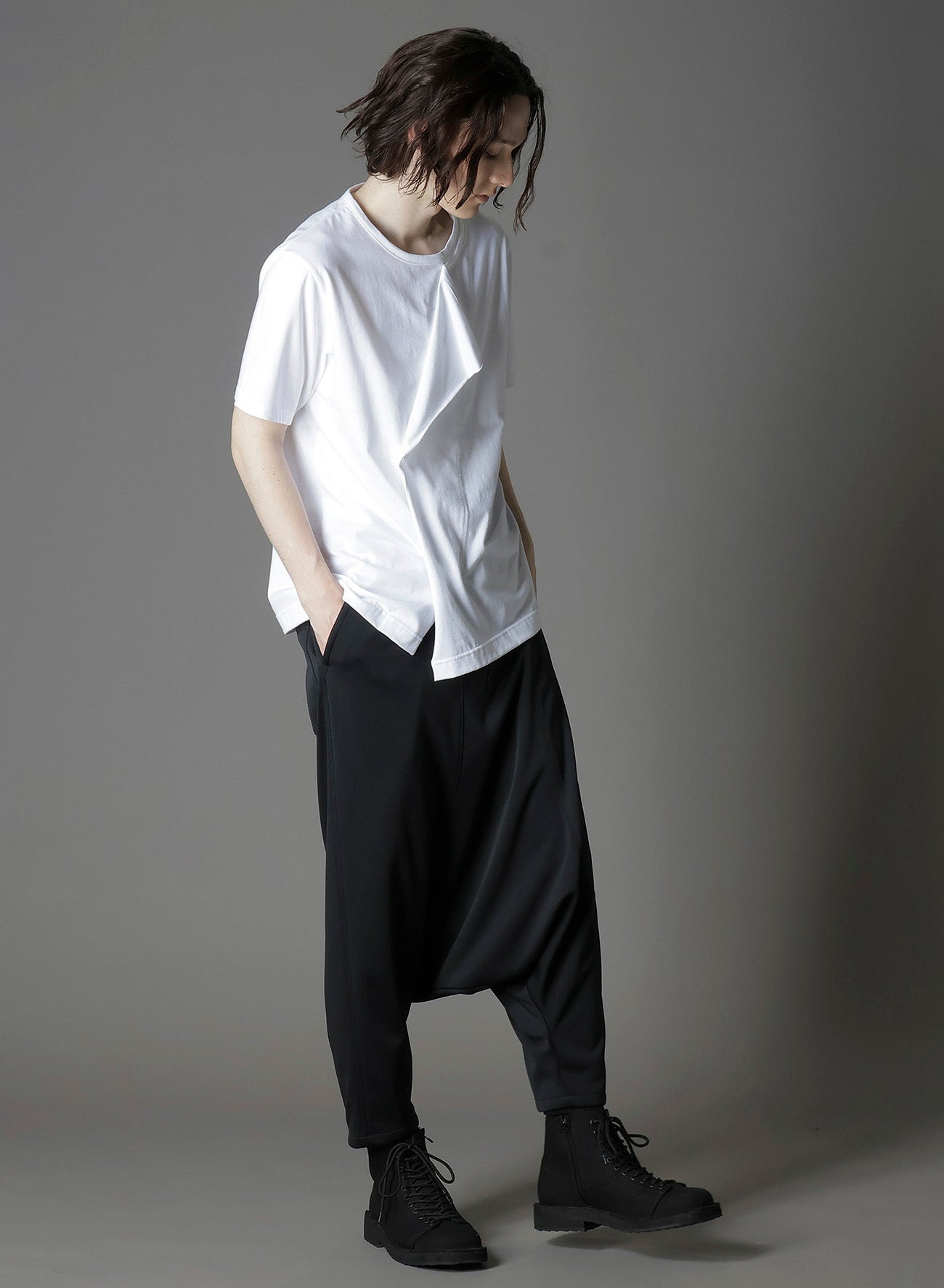 COTTON JERSEY LICKING SHORT SLEEVED T-SHIRT
